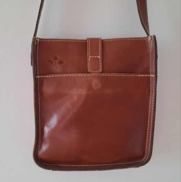 Patricia Nash Venezia Heritage Pouch Crossbody Leather Bag - Picture 9 of 11